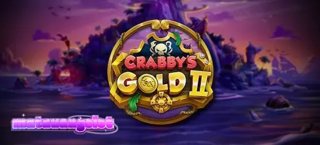 Tampilan visual permainan slot Crabby’s Gold II dengan tema bajak laut.